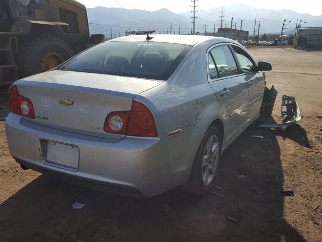1G1ZH57B39F137425 - 2009 CHEVROLET MALIBU 1LT SILVER photo 4