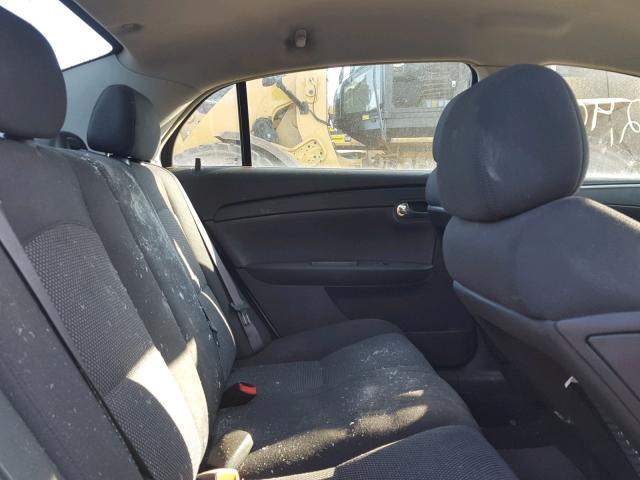 1G1ZH57B39F137425 - 2009 CHEVROLET MALIBU 1LT SILVER photo 6