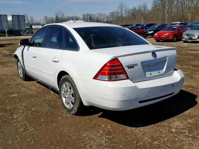 1MEFM401X5G616767 - 2005 MERCURY MONTEGO LU WHITE photo 3