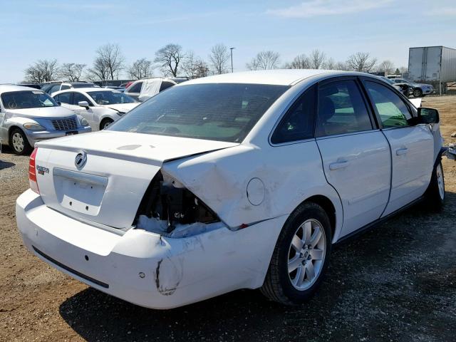 1MEFM401X5G616767 - 2005 MERCURY MONTEGO LU WHITE photo 4