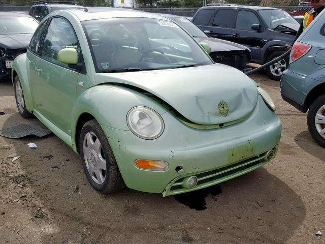 3VWDD21C0YM462252 - 2000 VOLKSWAGEN NEW BEETLE მწვანე ფოტო 1