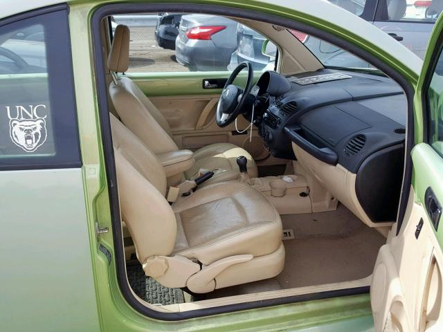3VWDD21C0YM462252 - 2000 VOLKSWAGEN NEW BEETLE მწვანე ფოტო 6
