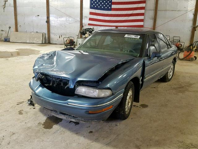 1G4HR52K4XH420078 - 1999 BUICK LESABRE LI BLUE photo 2