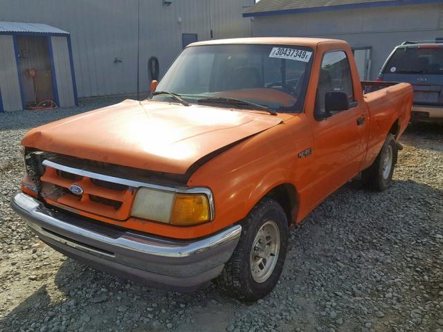 1FTCR10A5TTA28428 - 1996 FORD RANGER ORANGE photo 2