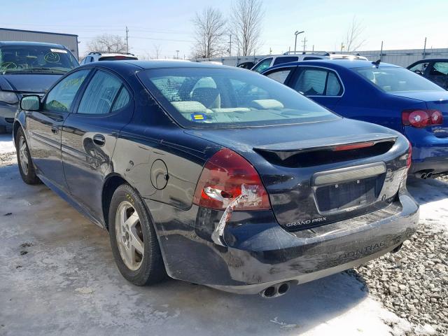 2G2WP522441132629 - 2004 PONTIAC GRAND PRIX BLACK photo 3