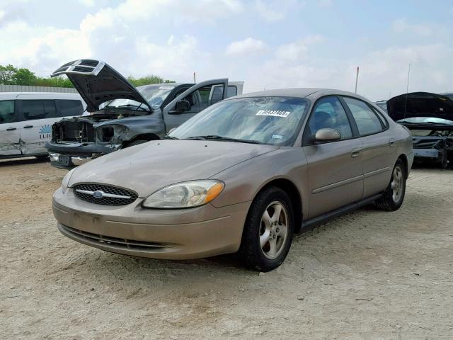 1FAFP55U62A130334 - 2002 FORD TAURUS SES GOLD photo 2