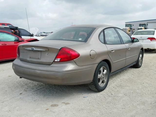 1FAFP55U62A130334 - 2002 FORD TAURUS SES GOLD photo 4