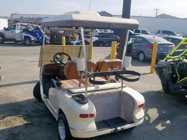 14V5621116W026859 - 2009 EAGLE GOLF CART CREAM photo 3