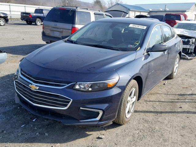 1G1ZB5ST9JF179264 - 2018 CHEVROLET MALIBU LS ლურჯი ფოტო 2