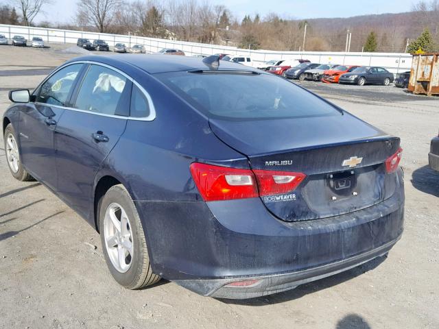 1G1ZB5ST9JF179264 - 2018 CHEVROLET MALIBU LS ლურჯი ფოტო 3