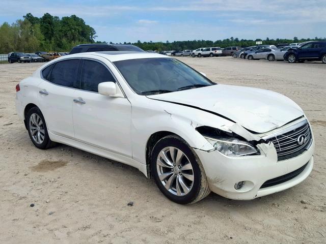 JN1BY1AP3CM335949 - 2012 INFINITI M37 WHITE photo 1