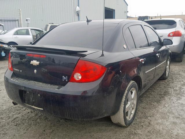 1G1AF5F59A7171530 - 2010 CHEVROLET COBALT 2LT BLACK photo 4