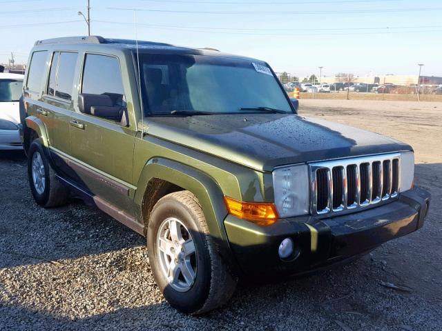 1J8HG48KX8C142418 - 2008 JEEP COMMANDER GREEN photo 1
