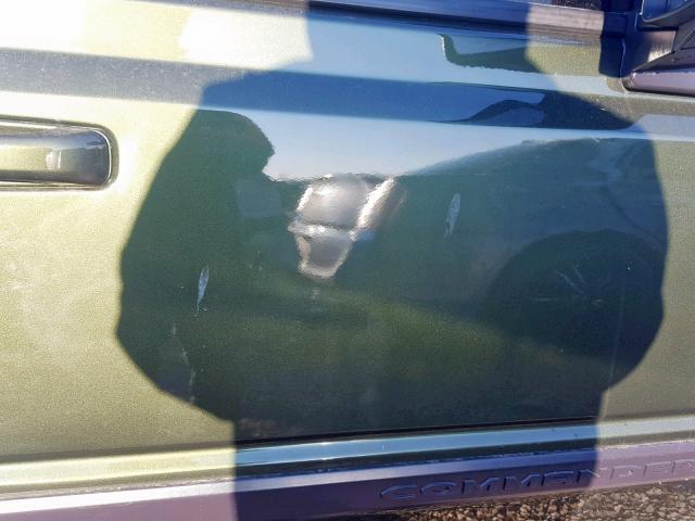 1J8HG48KX8C142418 - 2008 JEEP COMMANDER GREEN photo 9