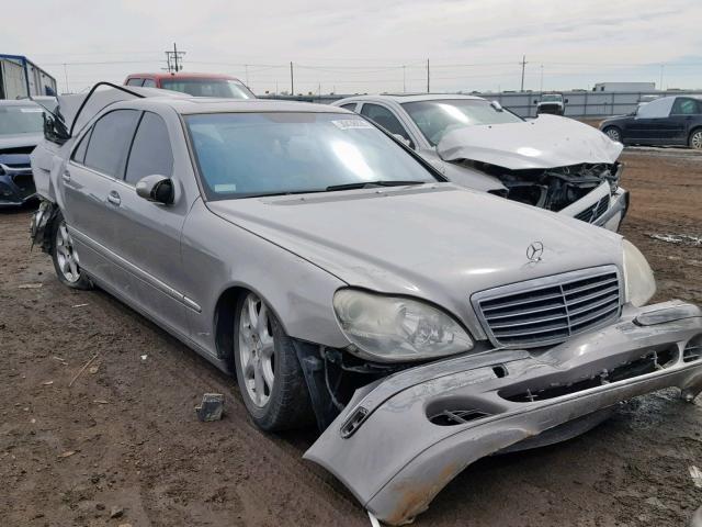 WDBNG84J93A355443 - 2003 MERCEDES-BENZ S 500 4MAT SILVER photo 1