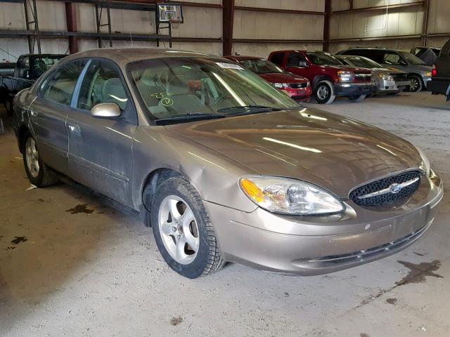 1FAFP55U42G160977 - 2002 FORD TAURUS SES TAN photo 1