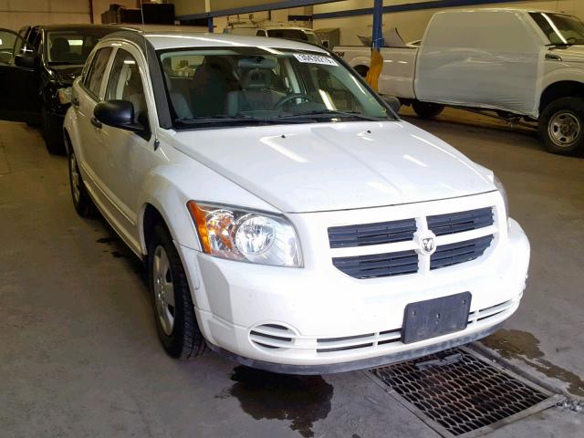 1B3HB28B87D268796 - 2007 DODGE CALIBER WHITE photo 1