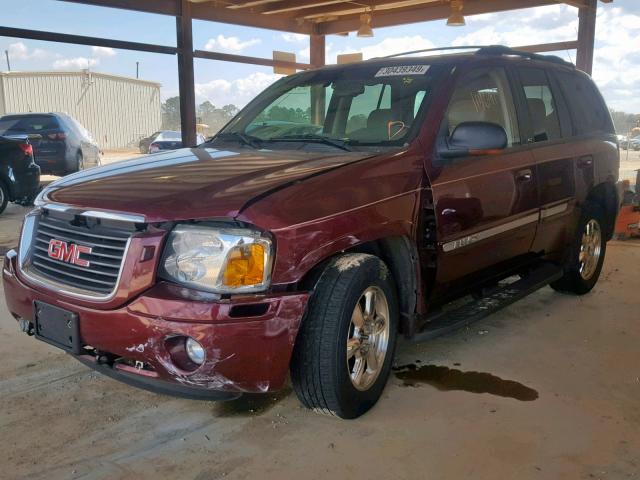 1GKDT13S322323109 - 2002 GMC ENVOY BURGUNDY photo 2