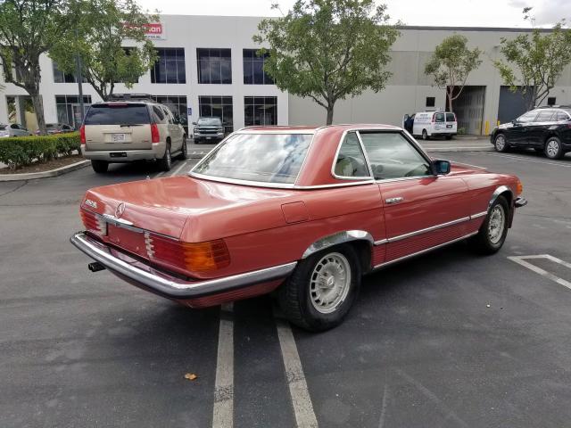 00010704310014154 - 1979 MERCEDES-BENZ 450SL RED photo 4