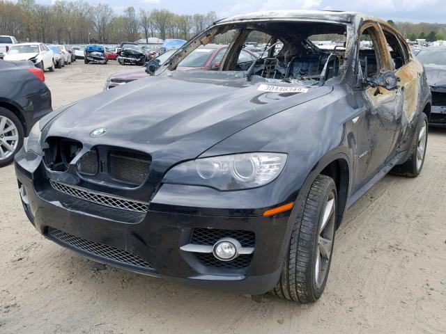 5UXFG83559LZ93775 - 2009 BMW X6 BLACK photo 2