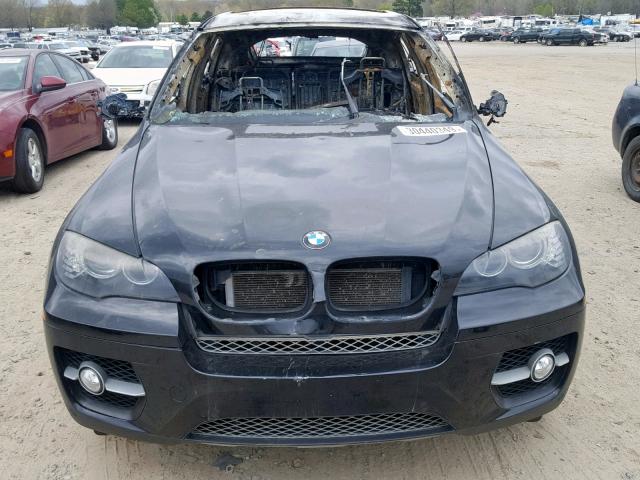 5UXFG83559LZ93775 - 2009 BMW X6 BLACK photo 7