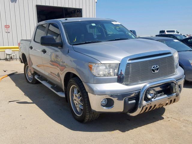 5TFEM5F12BX022499 - 2011 TOYOTA TUNDRA CRE SILVER photo 1