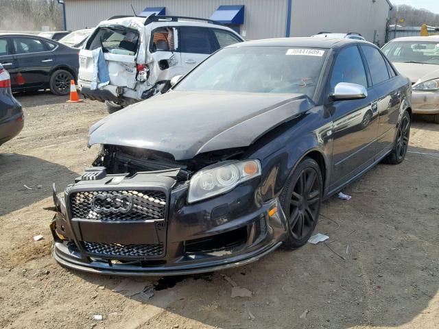 WAUGL78EX7A096588 - 2007 AUDI NEW S4 QUA BLACK photo 2