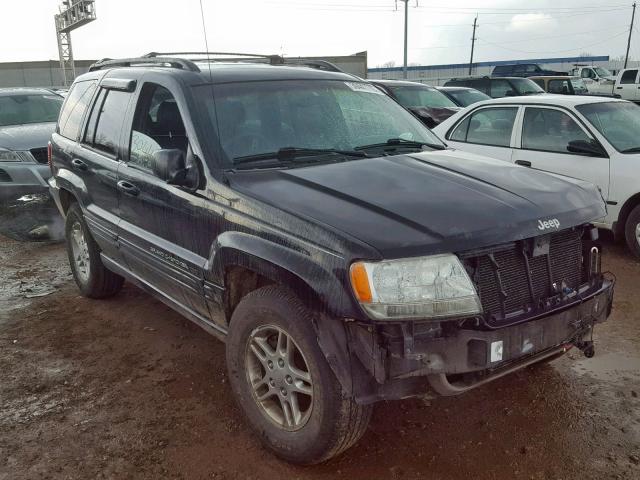 1J4GW58N3YC113830 - 2000 JEEP GRAND CHER BLACK photo 1