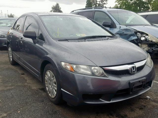 2HGFA16339H335360 - 2009 HONDA CIVIC VP GRAY photo 1