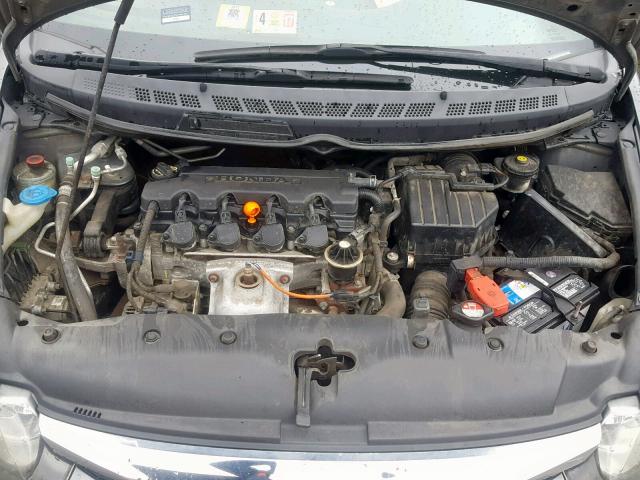 2HGFA16339H335360 - 2009 HONDA CIVIC VP GRAY photo 7