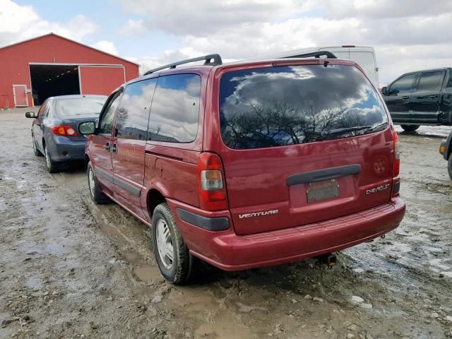 1GNDX13E74D245538 - 2004 CHEVROLET VENTURE LU RED photo 3