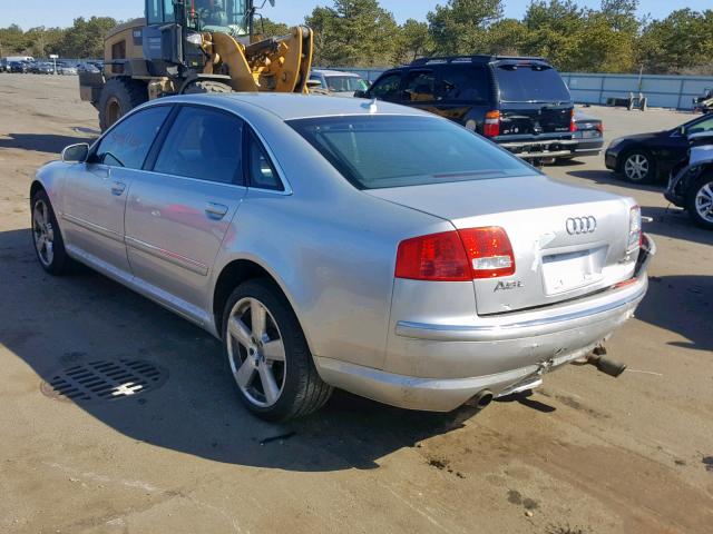 WAUMV44E77N015993 - 2007 AUDI A8 L QUATT SILVER photo 3