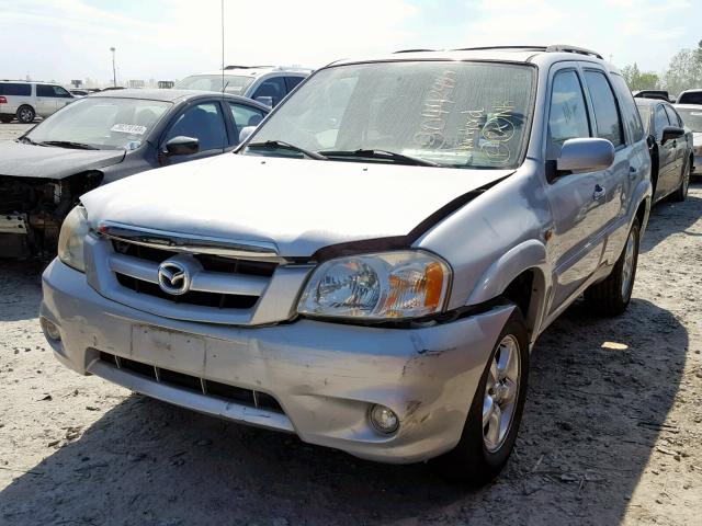 4F2CZ06125KM16324 - 2005 MAZDA TRIBUTE S SILVER photo 2