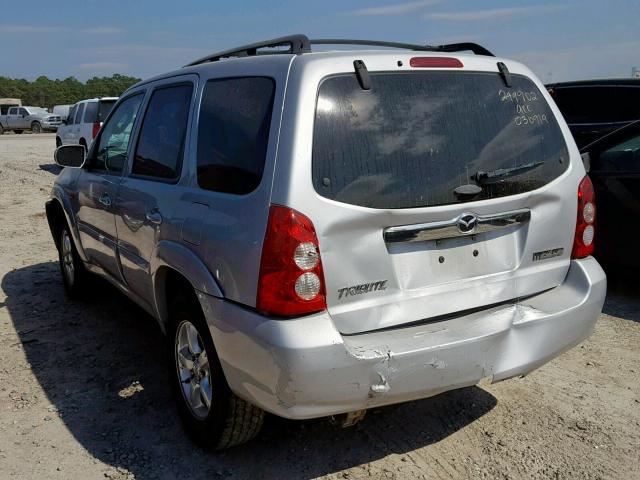 4F2CZ06125KM16324 - 2005 MAZDA TRIBUTE S SILVER photo 3