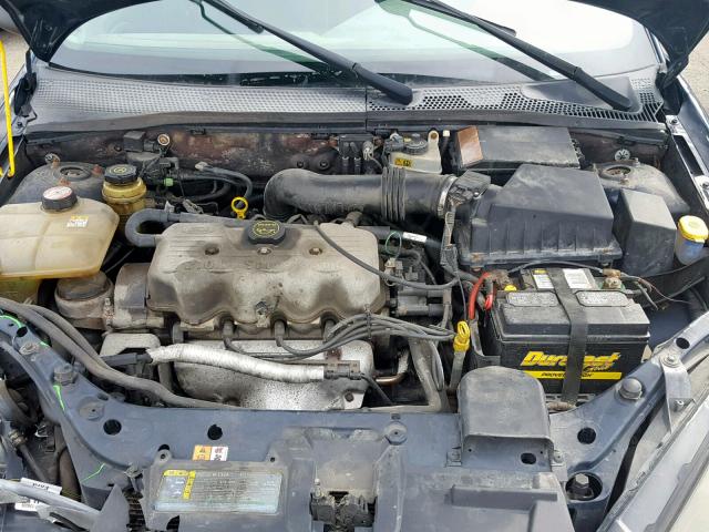 1FAFP33P33W187046 - 2003 FORD FOCUS LX BLUE photo 7