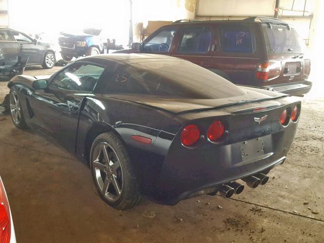 1G1YY26U275127176 - 2007 CHEVROLET CORVETTE BLACK photo 3