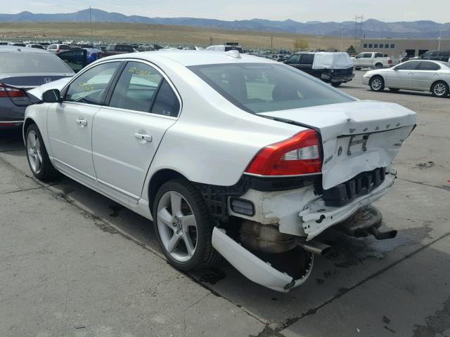 YV1992AH3A1126467 - 2010 VOLVO S80 T6 WHITE photo 3