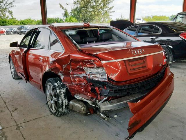 WAUDG74F45N118919 - 2005 AUDI A6 3.2 QUA RED photo 3