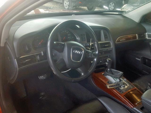 WAUDG74F45N118919 - 2005 AUDI A6 3.2 QUA RED photo 9