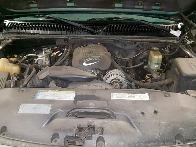 1GKEK13T61J145569 - 2001 GMC YUKON GREEN photo 7