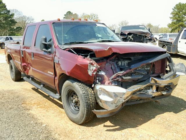 1FTSW30P34EA49708 - 2004 FORD F350 SRW S BURGUNDY photo 1