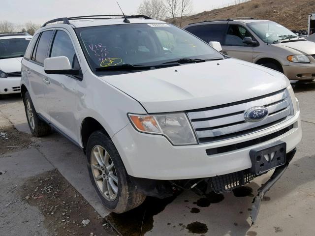 2FMDK48C39BA29677 - 2009 FORD EDGE SEL WHITE photo 1