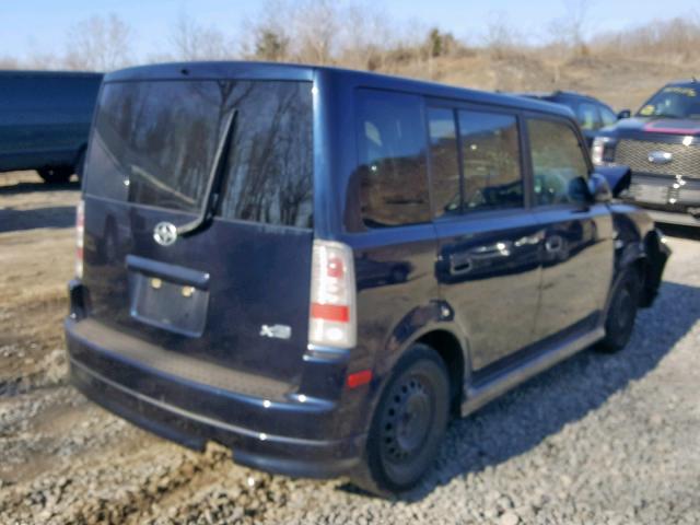 JTLKT324X64123960 - 2006 TOYOTA SCION XB 蓝色 照片 4