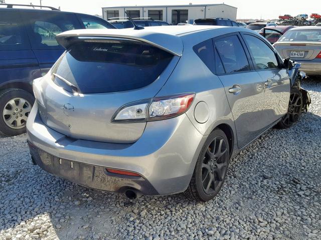 JM1BL1L31D1813049 - 2013 MAZDA SPEED 3 SILVER photo 4