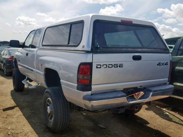 1B7KF23701J522764 - 2001 DODGE RAM 2500 SILVER photo 3