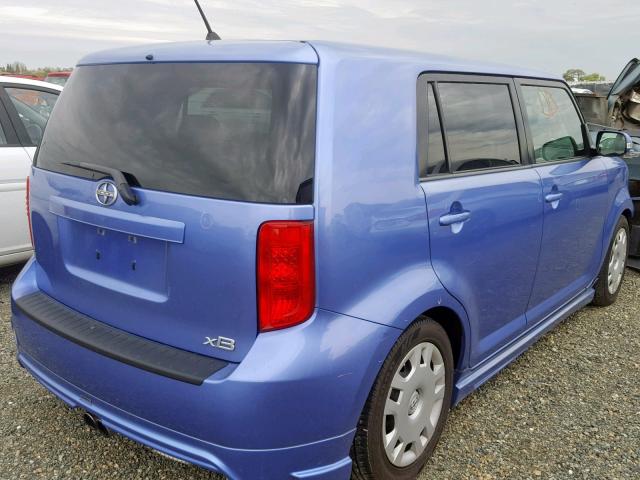 JTLZE4FE1A1112325 - 2010 TOYOTA SCION XB ლურჯი ფოტო 4