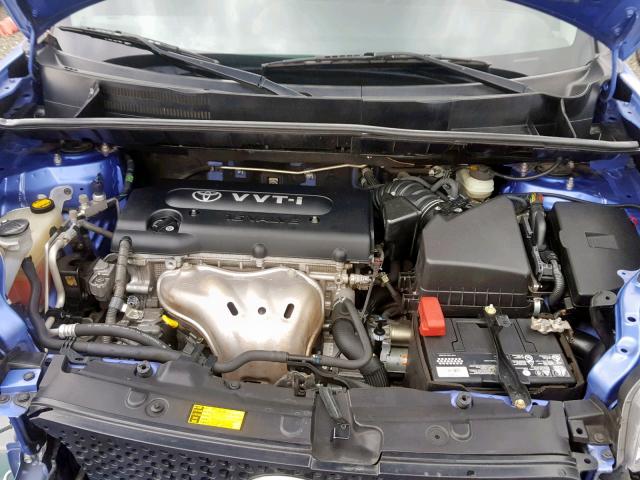 JTLZE4FE1A1112325 - 2010 TOYOTA SCION XB ლურჯი ფოტო 7