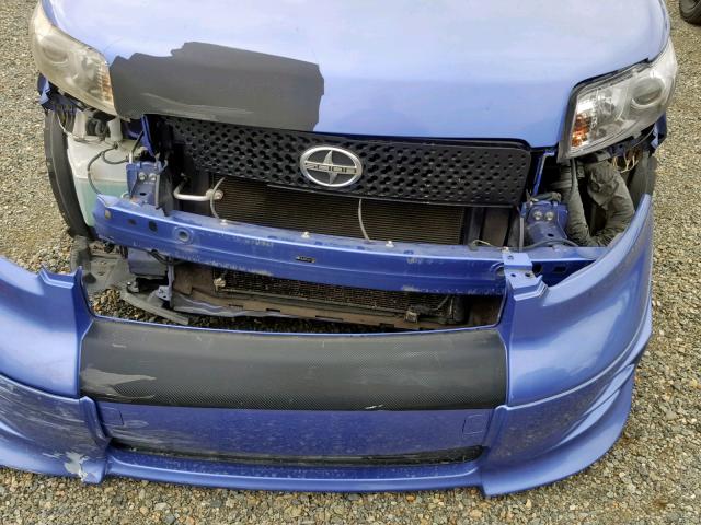 JTLZE4FE1A1112325 - 2010 TOYOTA SCION XB ლურჯი ფოტო 9