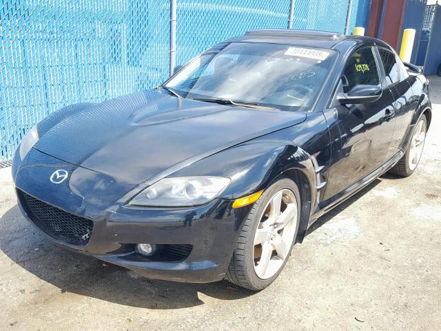 JM1FE173550153028 - 2005 MAZDA RX8 BLACK photo 2