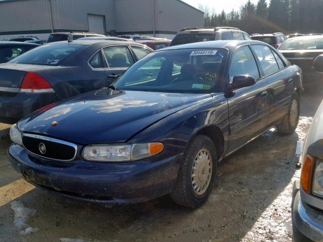 2G4WS52J711188279 - 2001 BUICK CENTURY CU BLUE photo 2